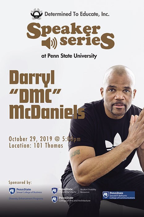 Portrait of Darryl "DMC" McDaniels.